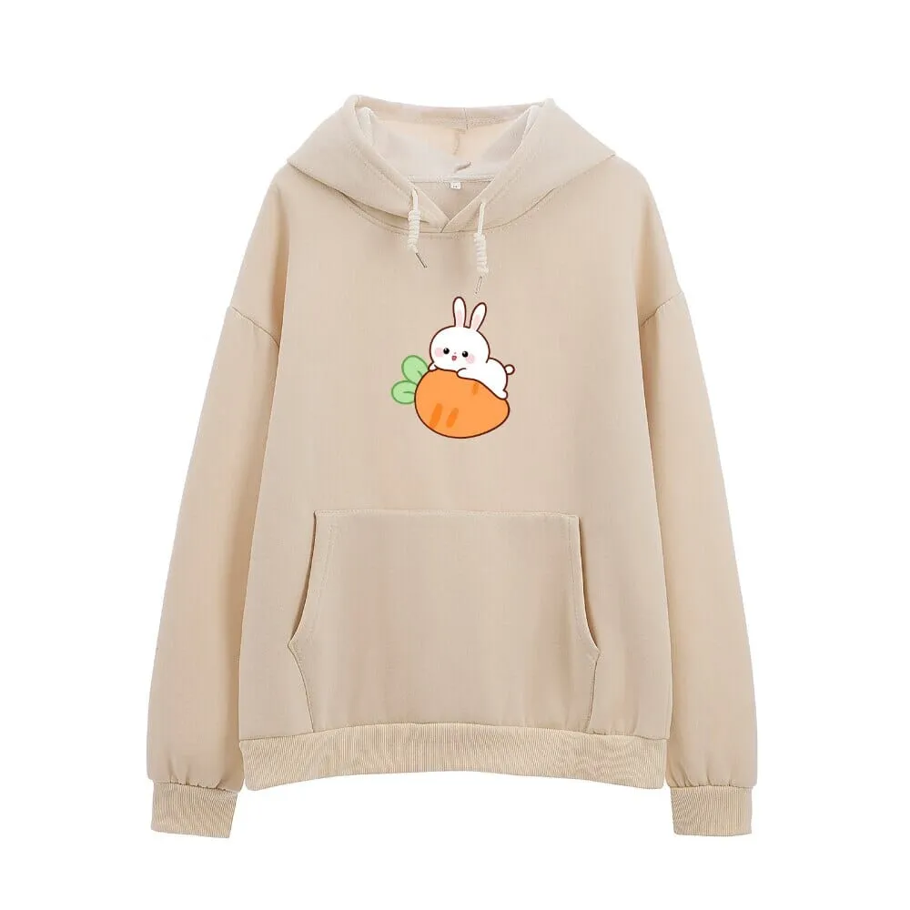 Relaxing Bun Bun the Bunny Soft Hoodie