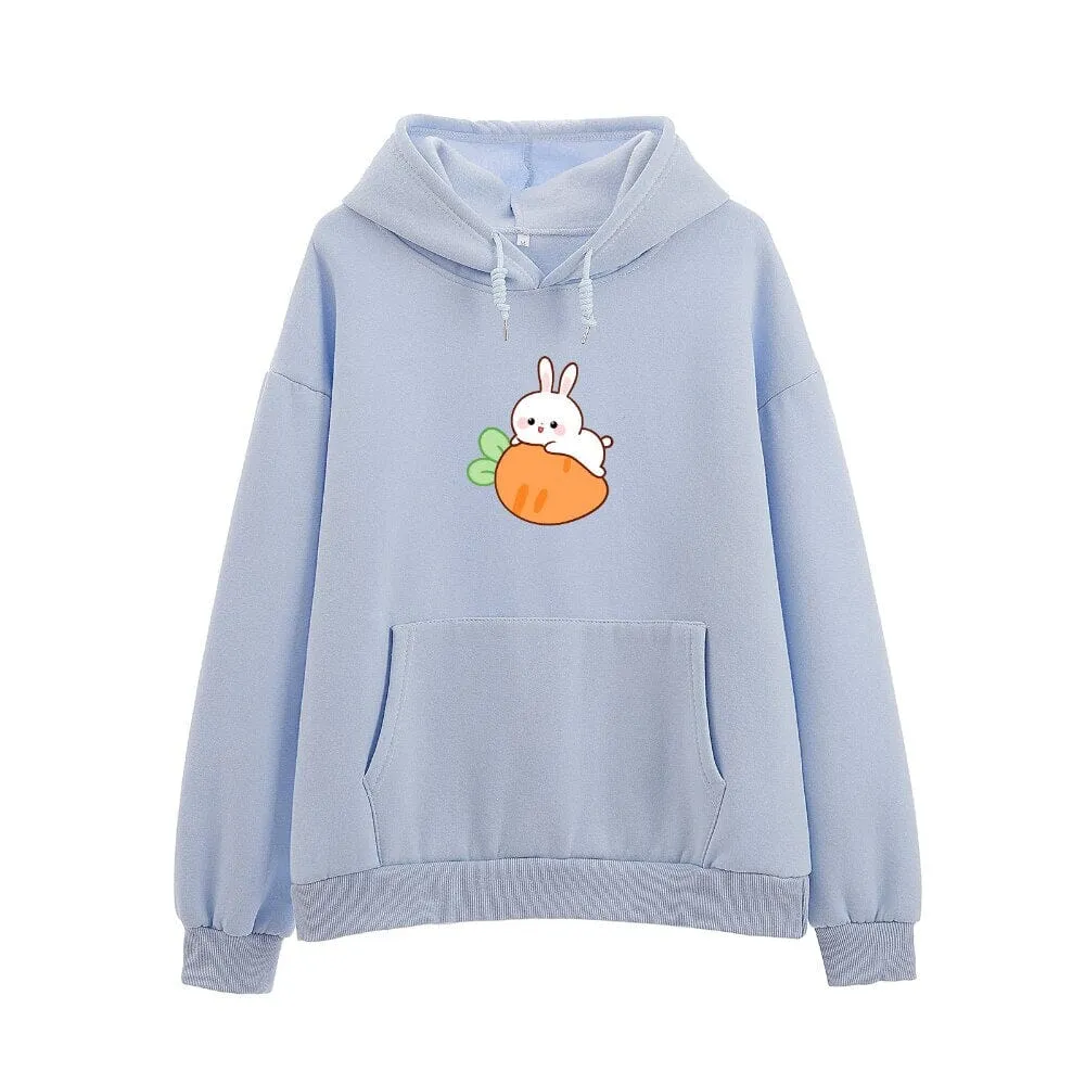 Relaxing Bun Bun the Bunny Soft Hoodie