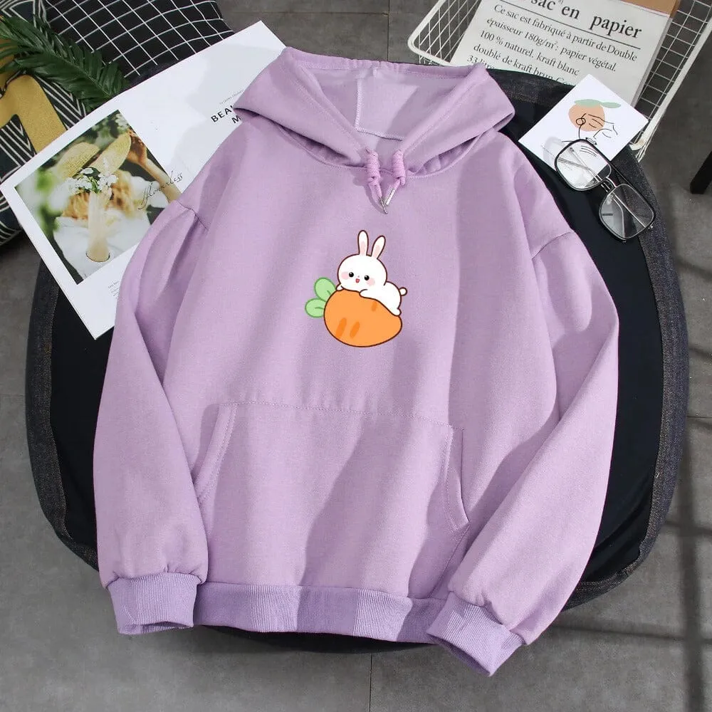 Relaxing Bun Bun the Bunny Soft Hoodie