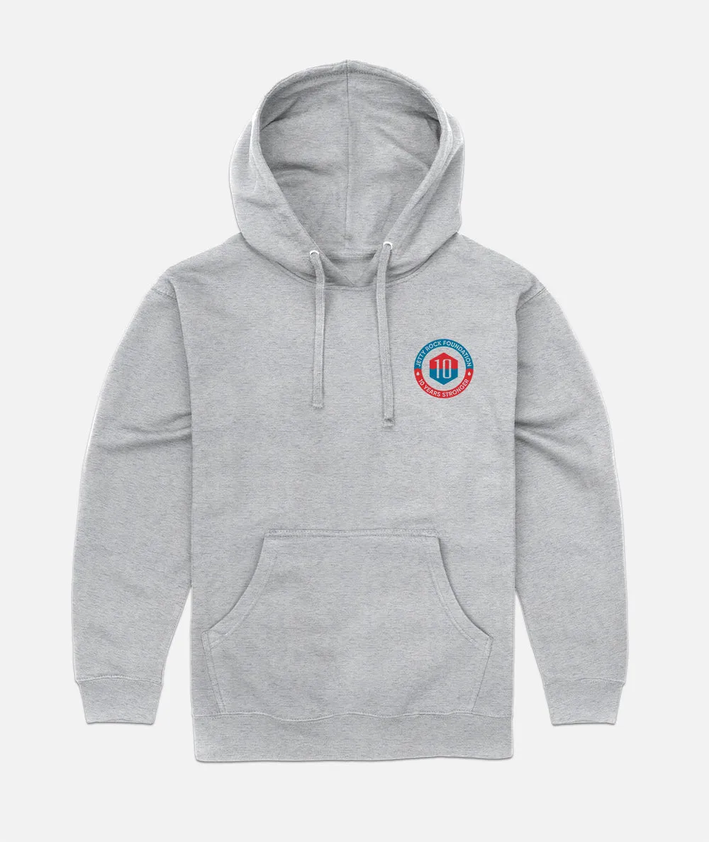 Sandy 10th Anniversary Hoodie - Heather Grey