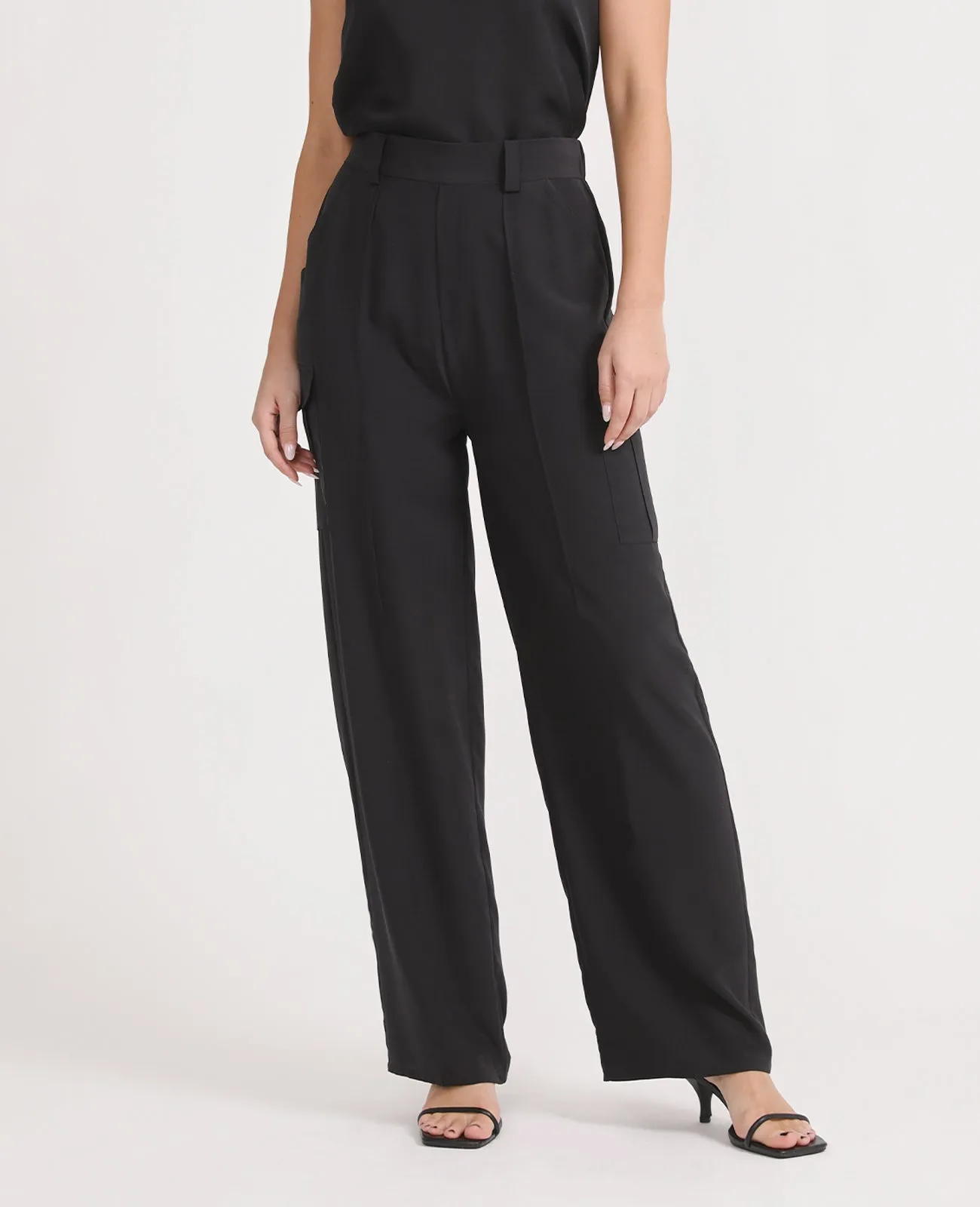 Silk Cargo Pant