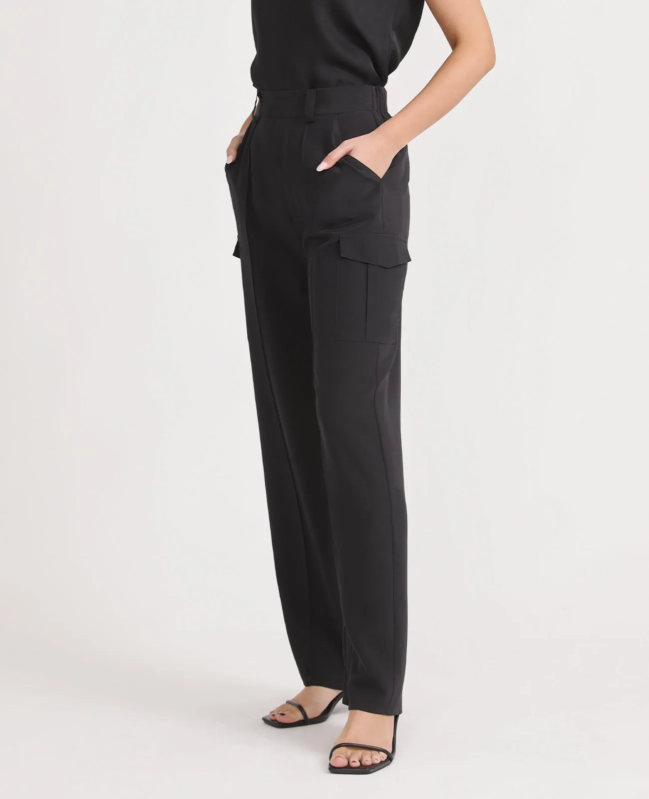 Silk Cargo Pant