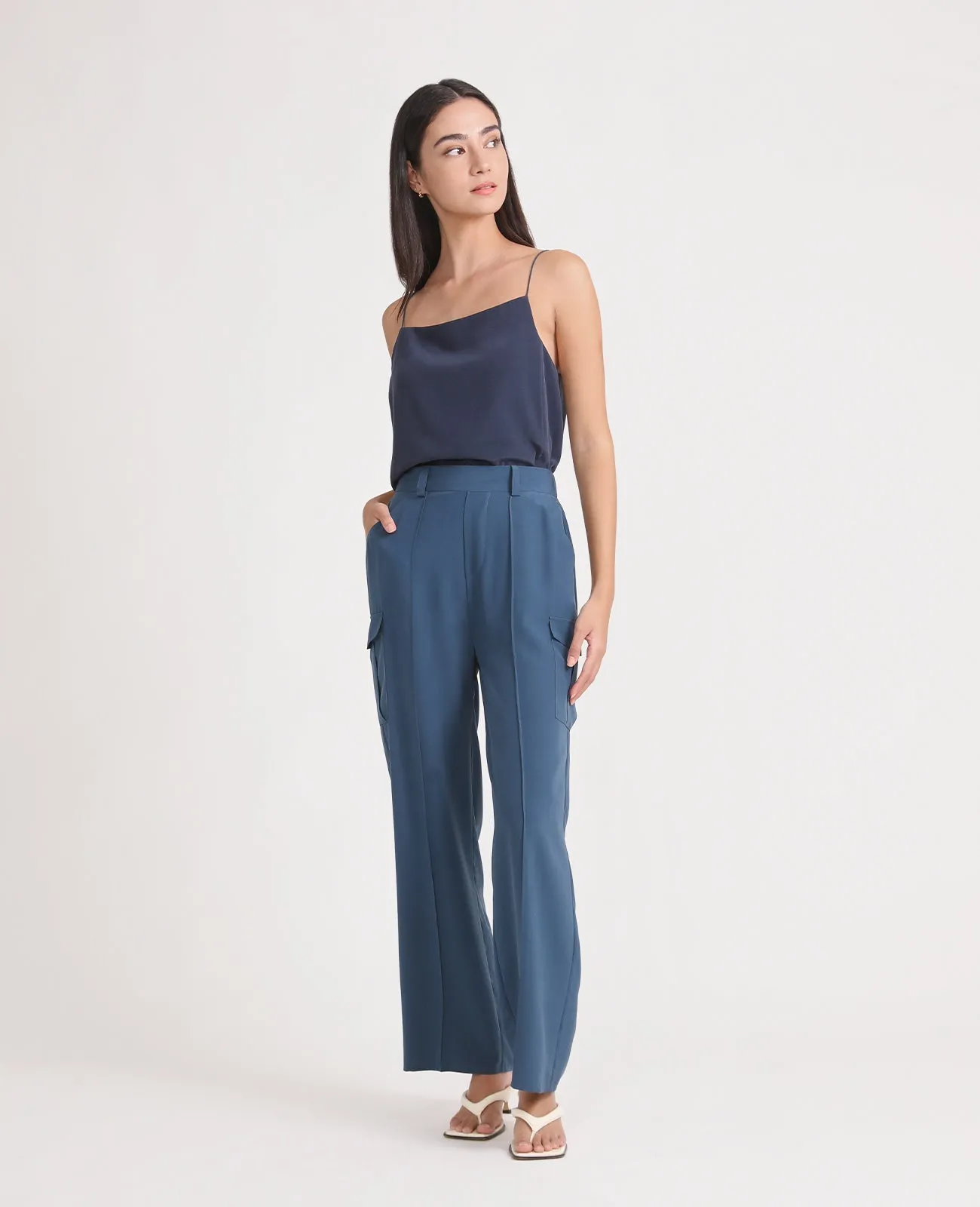 Silk Cargo Pant