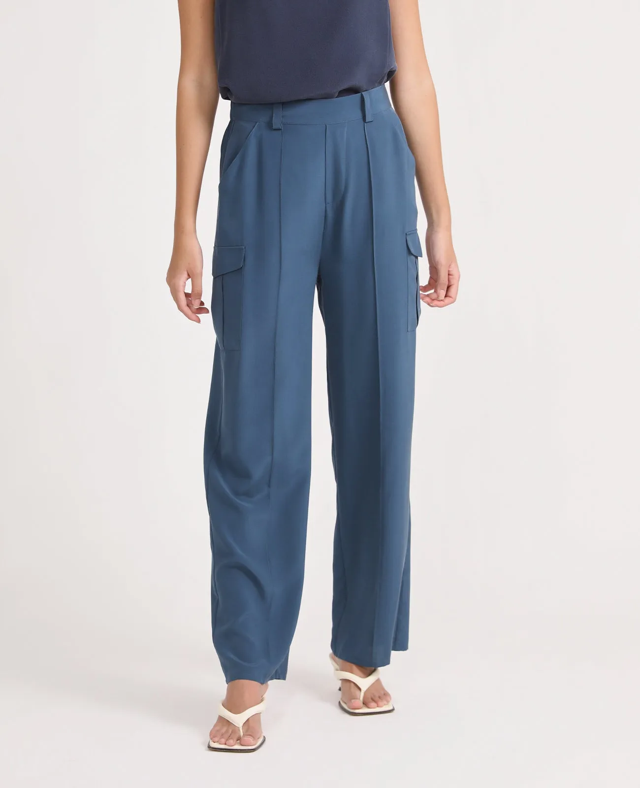 Silk Cargo Pant