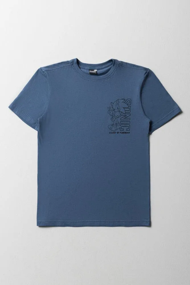 Sonic Short Sleeve T-Shirt Blue