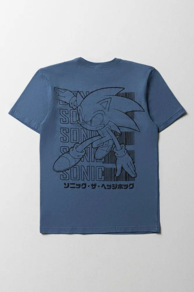 Sonic Short Sleeve T-Shirt Blue