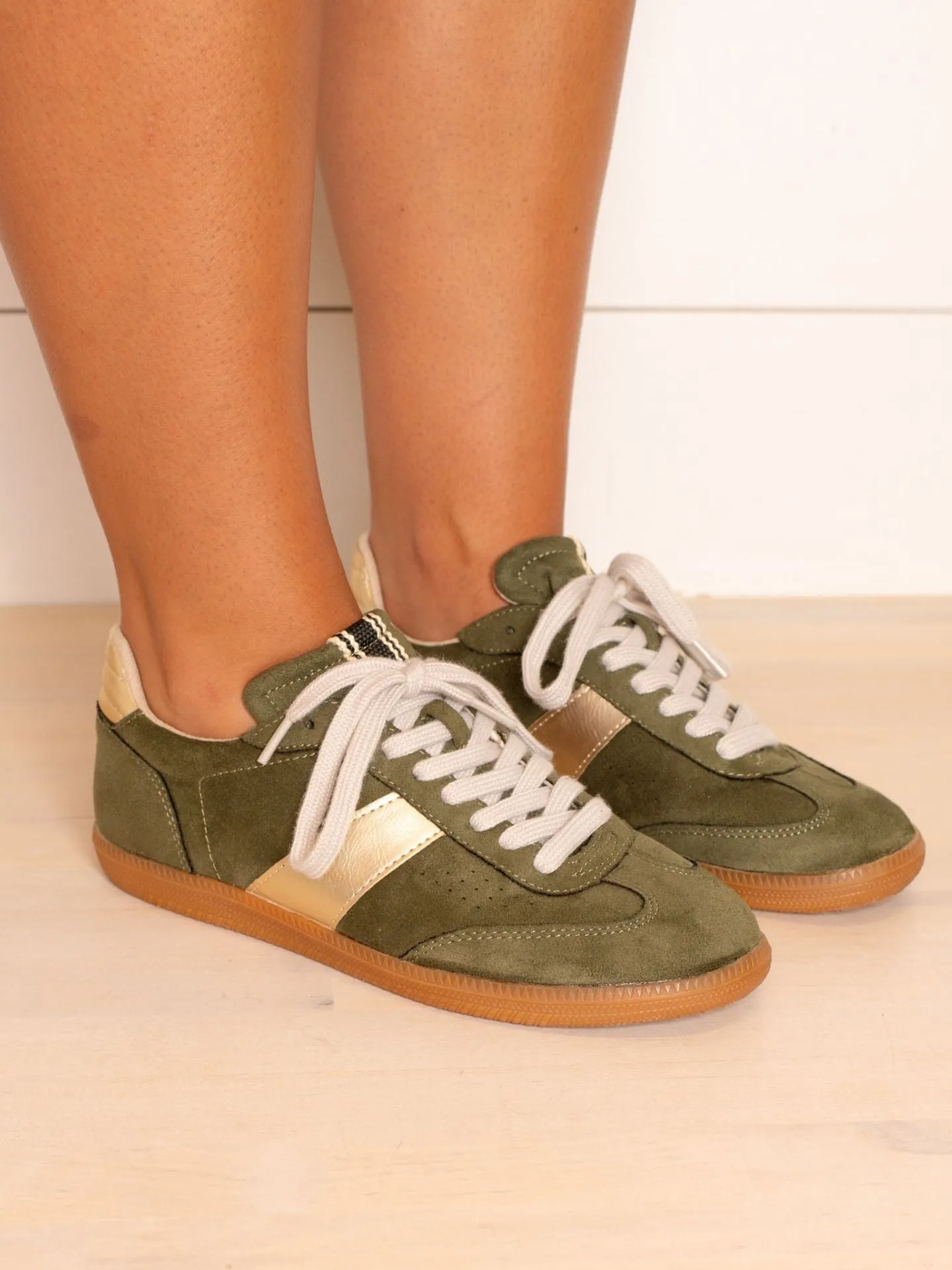 Sydney Olive Suede - Sneaker