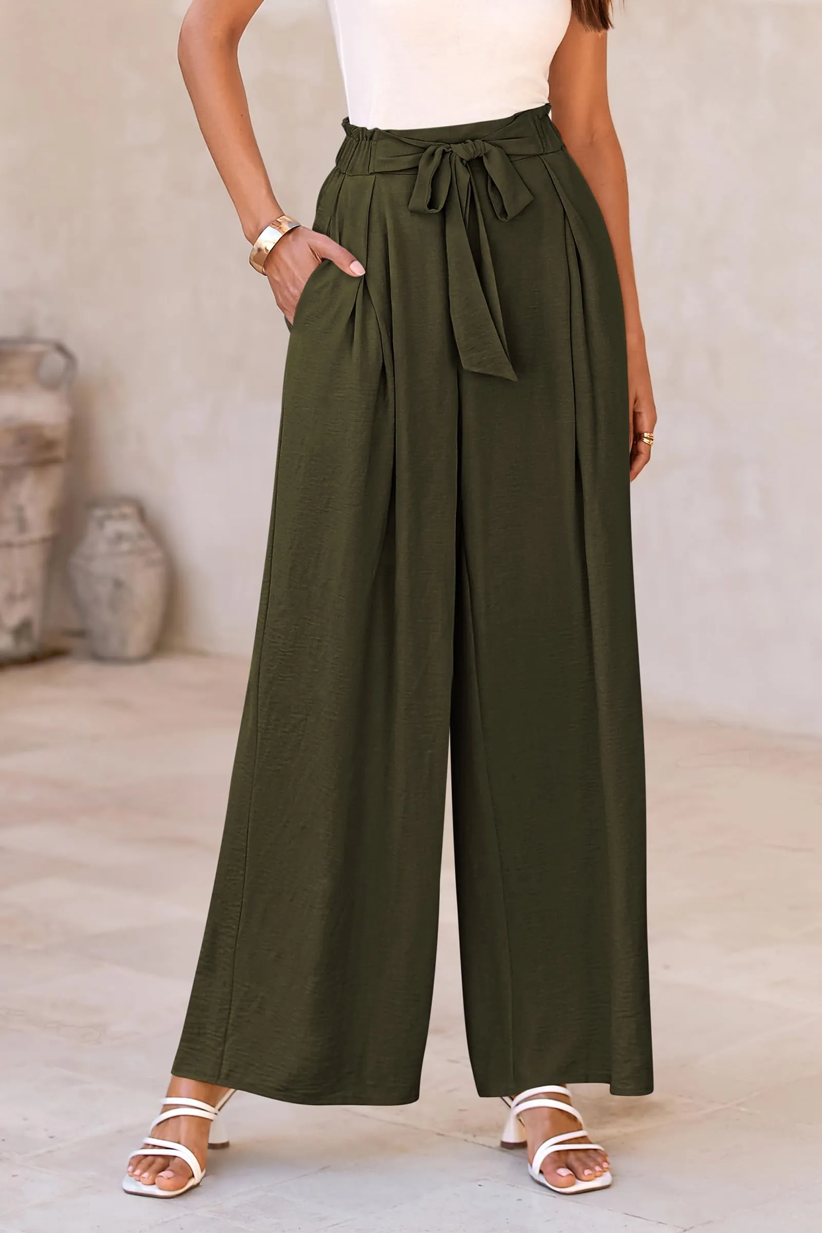 Wide Leg High Waisted Loose