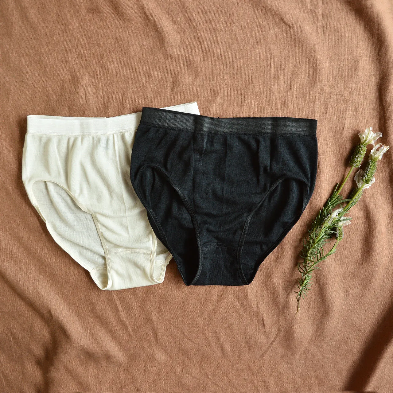 Women's Briefs - Organic Wool/Silk (S-XL)