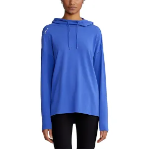 Womens Cloud Fleece Soft Hoodie Blue - SS22