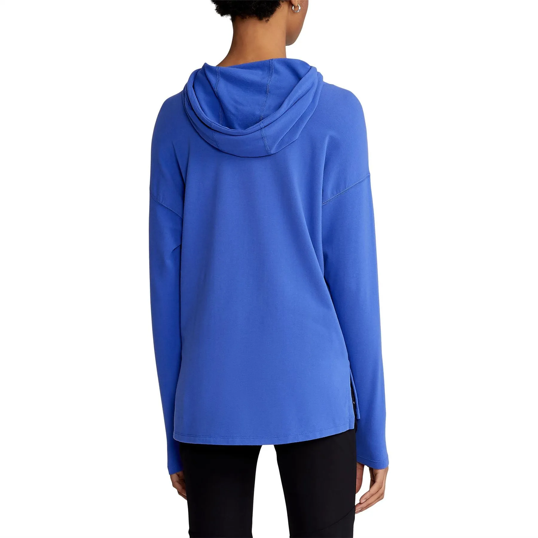 Womens Cloud Fleece Soft Hoodie Blue - SS22